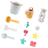 Maxbell Beach Toys Sand Set Summer Beach Bucket for Boys and Girls Age 3-10 Backyard Blue