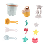 Maxbell Beach Toys Sand Set Summer Beach Bucket for Boys and Girls Age 3-10 Backyard Blue