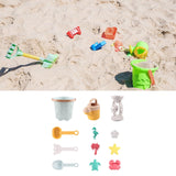 Maxbell Beach Toys Sand Set Summer Beach Bucket for Boys and Girls Age 3-10 Backyard Blue