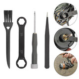 Maxbell Fishing Reel Care Kit Sturdy Nut Wrench for Freshwater Low Profile Reel Lake Type A