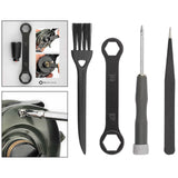 Maxbell Fishing Reel Care Kit Sturdy Nut Wrench for Freshwater Low Profile Reel Lake Type A