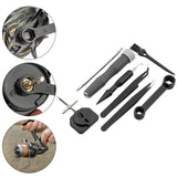 Maxbell Fishing Reel Care Kit Sturdy Nut Wrench for Freshwater Low Profile Reel Lake Type B