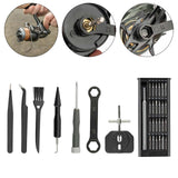 Maxbell Fishing Reel Care Kit Sturdy Nut Wrench for Freshwater Low Profile Reel Lake Type C