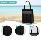 Maxbell Portable Mesh Shower Tote Bag Bathroom Organizer for Camp Women/Men Bathroom Black