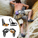 Maxbell Climbing Ascender Climbing Gear for Exploring Work High Altitude Work Right Foot Yellow