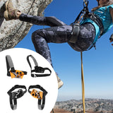 Maxbell Climbing Ascender Climbing Gear for Exploring Work High Altitude Work Right Foot Yellow