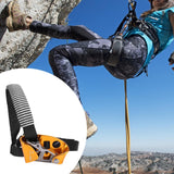 Maxbell Climbing Ascender Climbing Gear for Exploring Work High Altitude Work Right Foot Yellow