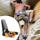 Maxbell Climbing Ascender Climbing Gear for Exploring Work High Altitude Work Right Foot Yellow