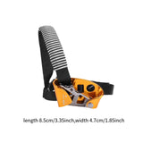 Maxbell Climbing Ascender Climbing Gear for Exploring Work High Altitude Work Right Foot Yellow