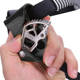 Maxbell Climbing Ascender Climbing Gear for Exploring Work High Altitude Work Left Foot Black