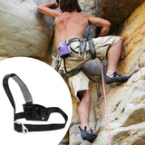 Maxbell Climbing Ascender Climbing Gear for Exploring Work High Altitude Work Left Foot Black