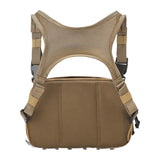Maxbell Chest Rig Vest Pack Keys Tools Phone Holder Sports Running Outdoor Chest Bag Brown