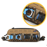 Maxbell Chest Rig Vest Pack Keys Tools Phone Holder Sports Running Outdoor Chest Bag Brown