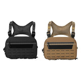 Maxbell Chest Rig Vest Pack Keys Tools Phone Holder Sports Running Outdoor Chest Bag Brown