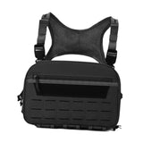 Maxbell Chest Rig Vest Pack Keys Tools Phone Holder Sports Running Outdoor Chest Bag Black