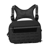 Maxbell Chest Rig Vest Pack Keys Tools Phone Holder Sports Running Outdoor Chest Bag Black