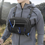 Maxbell Chest Rig Vest Pack Keys Tools Phone Holder Sports Running Outdoor Chest Bag Black