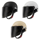 Maxbell Motorcycle Helmet Cushioning Lining Gift Half Face Helmet for Mopeds Cycling Black