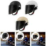 Maxbell Motorcycle Helmet Cushioning Lining Gift Half Face Helmet for Mopeds Cycling Black