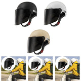 Maxbell Motorcycle Helmet Cushioning Lining Gift Half Face Helmet for Mopeds Cycling Black