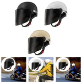 Maxbell Motorcycle Helmet Cushioning Lining Gift Half Face Helmet for Mopeds Cycling Black