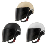 Maxbell Motorcycle Helmet Cushioning Lining Gift Half Face Helmet for Mopeds Cycling Black