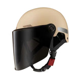 Maxbell Motorcycle Helmet Cushioning Lining Gift Half Face Helmet for Mopeds Cycling Apricot