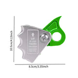Maxbell Rope Grab 15kN High Strength Rope Grabber Rigging Accessories Riser Adjuster Green