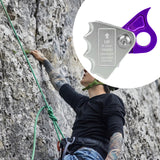 Maxbell Rope Grab 15kN High Strength Rope Grabber Rigging Accessories Riser Adjuster Purple