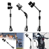 Maxbell Bike Umbrella Holder for Electric Bicycle Stainless Steel Attachment Support 36cm to 47cm