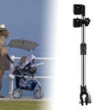 Maxbell Bike Umbrella Holder for Electric Bicycle Stainless Steel Attachment Support 36cm to 47cm