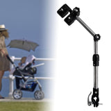 Maxbell Bike Umbrella Holder for Electric Bicycle Stainless Steel Attachment Support 47 to 57cm foldable