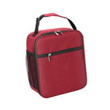 Maxbell Lunch Bag with Handle and Bottle Pocket Waterproof for Beach Outdoor Camping Red