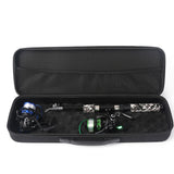 Maxbell Fishing Rod Bag Hard Shell EVA Large Portable Carry Bag Fishing Pole Carrier 52x19x9cm