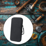 Maxbell Fishing Rod Bag Hard Shell EVA Large Portable Carry Bag Fishing Pole Carrier 43x21.5x7.5cm