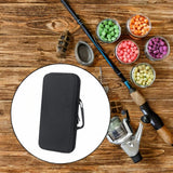 Maxbell Fishing Rod Bag Hard Shell EVA Large Portable Carry Bag Fishing Pole Carrier 43x21.5x7.5cm