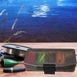 Maxbell Fishing Lures with Luminous Portable Fishing Gear Kit for Bass Anglers Trout 66Pcs 139g