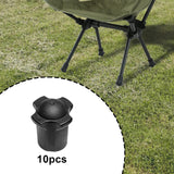 Maxbell 10Pcs Chair Foot Covers Nonslip Reusable Chair Pads for Garden Patio Fishing