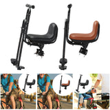 Maxbell Kids Bicycle Front Seat Child Bike Seat for Mountain Bike Outdoor Activities Black