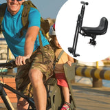 Maxbell Kids Bicycle Front Seat Child Bike Seat for Mountain Bike Outdoor Activities Black