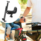 Maxbell Kids Bicycle Front Seat Child Bike Seat for Mountain Bike Outdoor Activities Black