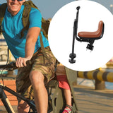 Maxbell Kids Bicycle Front Seat Child Bike Seat for Mountain Bike Outdoor Activities Brown