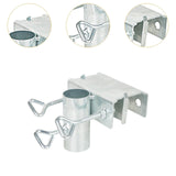 Maxbell Umbrella Clamp Metal Parasol Holder for Small Truck Balcony Railing Backyard