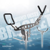 Maxbell Fishing Rod Rack for Ground Stainless Steel Rustproof Non Slip Support Stand