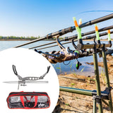 Maxbell Fishing Rod Rack for Ground Stainless Steel Rustproof Non Slip Support Stand