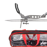 Maxbell Fishing Rod Rack for Ground Stainless Steel Rustproof Non Slip Support Stand
