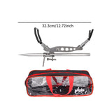 Maxbell Fishing Rod Rack for Ground Stainless Steel Rustproof Non Slip Support Stand
