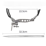 Maxbell Fishing Rod Rack for Ground Stainless Steel Rustproof Non Slip Support Stand
