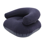 Maxbell Inflatable Lounge Chair Soft Inflatable Lounger for Courtyard Indoor Bedroom Blue