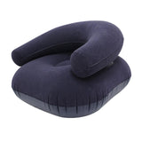 Maxbell Inflatable Lounge Chair Soft Inflatable Lounger for Courtyard Indoor Bedroom Blue